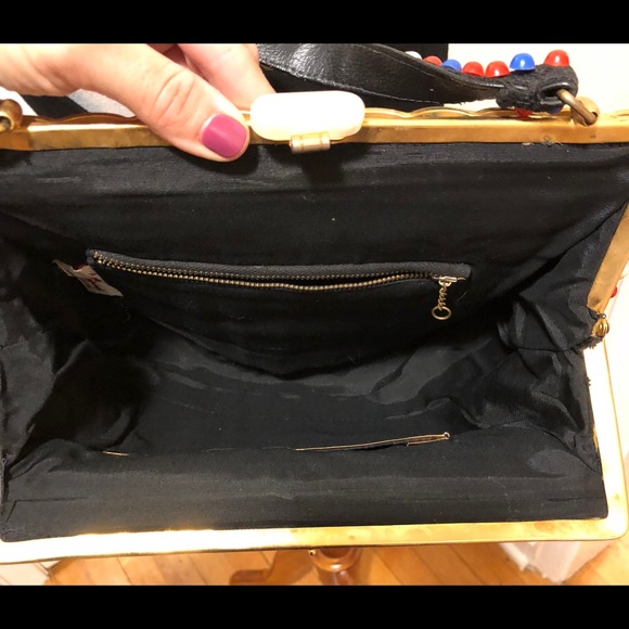 SHIPS today MOD Vintage Red, White & Blue Handbag - Picture 5 of 5